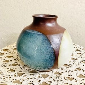 MCM Boho Style Pottery Vase
